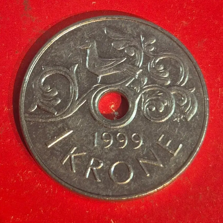 [BUNJANG] 1999 Norway 1 Krone Coin / 1999 노르웨이 1 크로네 동전 M2669