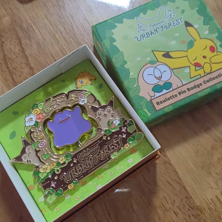 [BUNJANG] Pokemon Roulette Pin Badge Collection Ditto / 포켓몬 룰렛 핀뱃지 컬렉션 메타몽