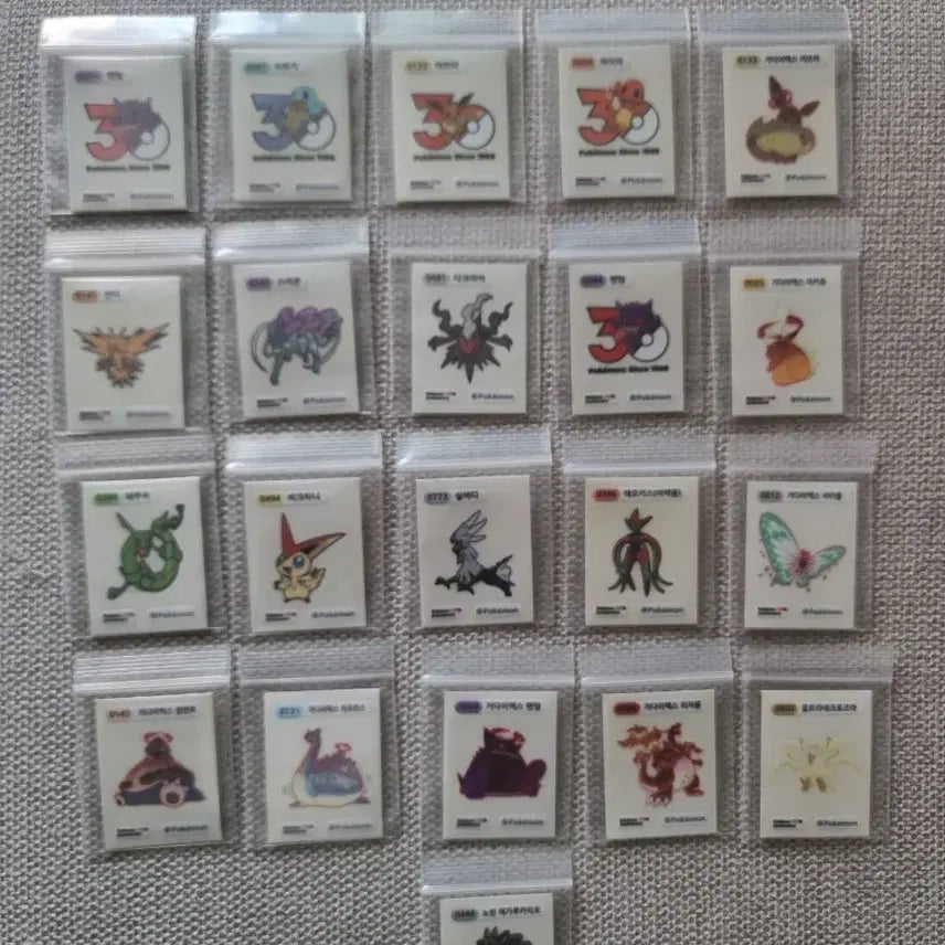 [BUNJANG] Pokemon Stickers Season 5 / 포켓몬띠부씰시즌5 판매합니다
