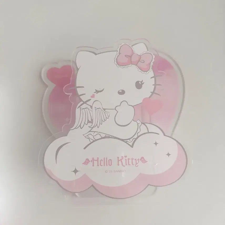 [BUNJANG] Hello Kitty Angel Acrylic Stand Brush Holder / 천사키티 헬로키티 천사 아크릴 스탠드 브러쉬거치대