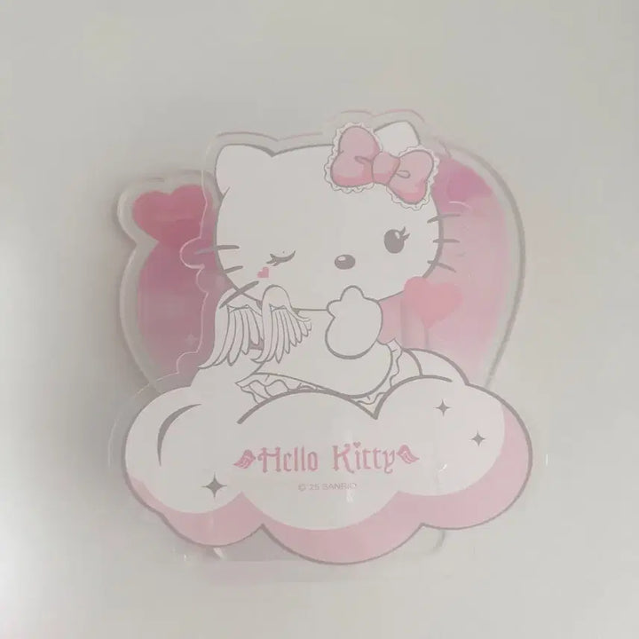 [BUNJANG] Hello Kitty Angel Acrylic Stand Brush Holder / 천사키티 헬로키티 천사 아크릴 스탠드 브러쉬거치대