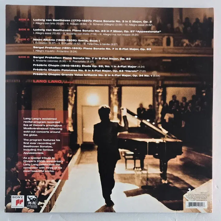 [BUNJANG] Lang Lang Live in Vienna 2LP (Unsealed) / 랑랑의 Live in Vienna 2LP (단순 개봉)