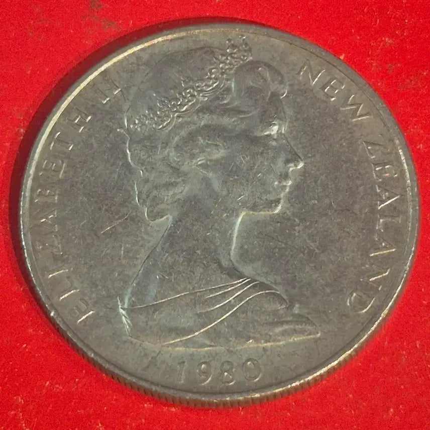 [BUNJANG] 1980 New Zealand 10 Cent Coin / 1980 뉴질랜드 10센트 동전 M2675