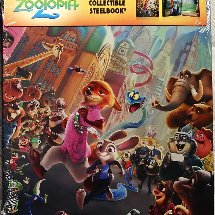 [BUNJANG] Zootopia 2 &amp; The Wild Robot 4K Limited Edition Steelbook Blu-ray / 드림웍스 30주년 기념작 와일드 로봇 4K 한정판 스틸북 블루레이 미개봉