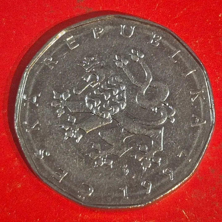 [BUNJANG] 1997 Czech 2 Koruna Coin / 1997 체코 2크루나 동전 M2676