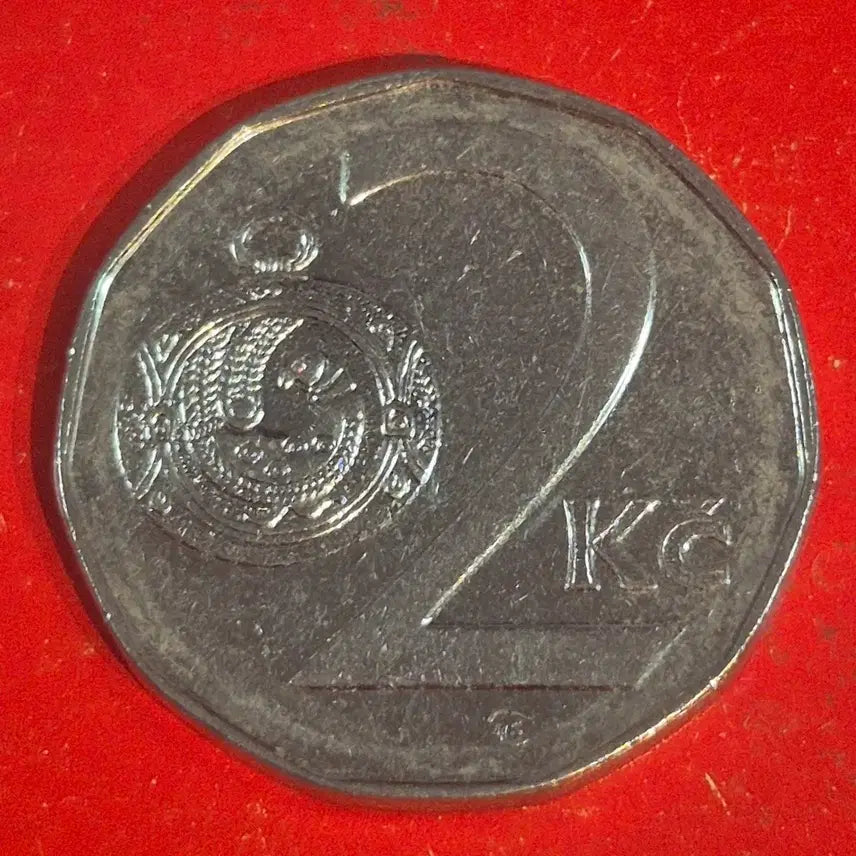 [BUNJANG] 1997 Czech 2 Koruna Coin / 1997 체코 2크루나 동전 M2676