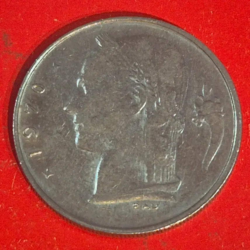 [BUNJANG] 1970 Belgium 1 Franc Coin / 1970 벨기에 1프랑 동전 M2677