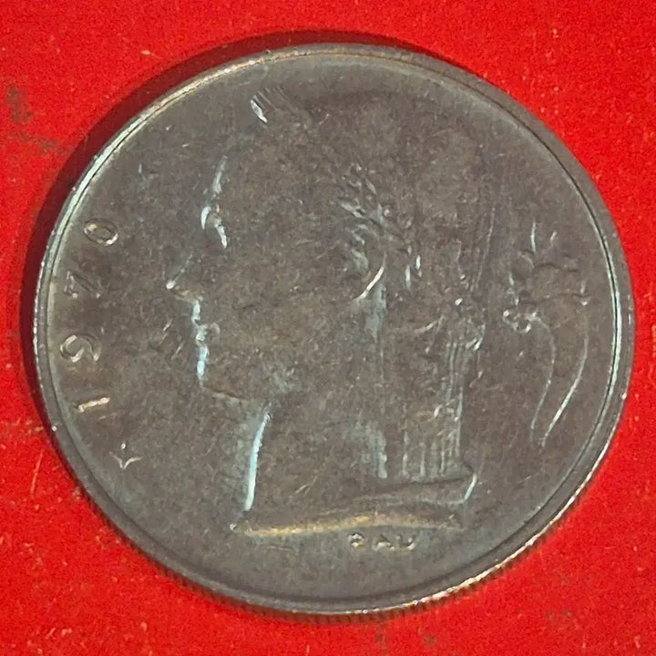[BUNJANG] 1970 Belgium 1 Franc Coin / 1970 벨기에 1프랑 동전 M2677