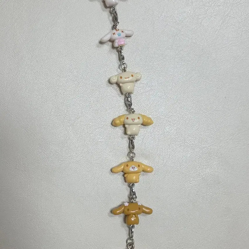[BUNJANG] Sanrio Cinnamoroll String Strap Keychain Set / 마지막할인)고전모카 시나모롤 줄줄이 스트랩 키링
