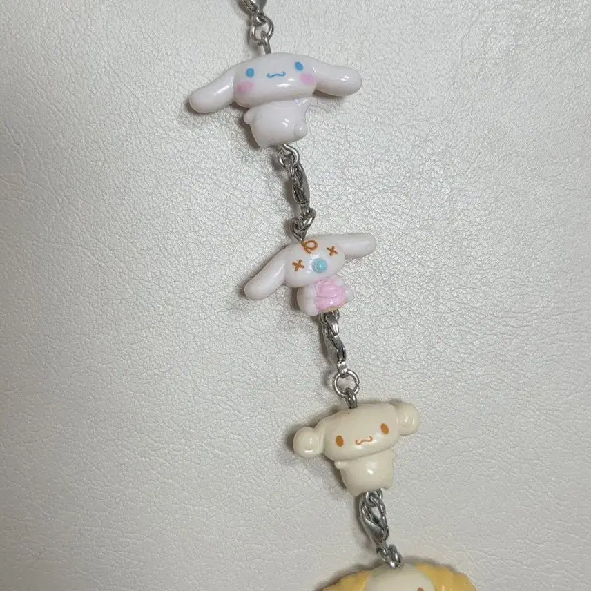 [BUNJANG] Sanrio Cinnamoroll String Strap Keychain Set / 마지막할인)고전모카 시나모롤 줄줄이 스트랩 키링