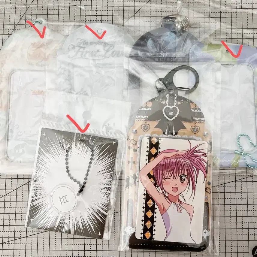 [BUNJANG] Photocard Holder 5 Types + Keyring Bundle Set / 포토카드 포카홀더 5종+키링 일괄 양도