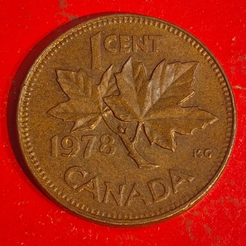 [BUNJANG] 1978 Canada 1 Cent Coin / 1978 캐나다 1센트 동전 M2682