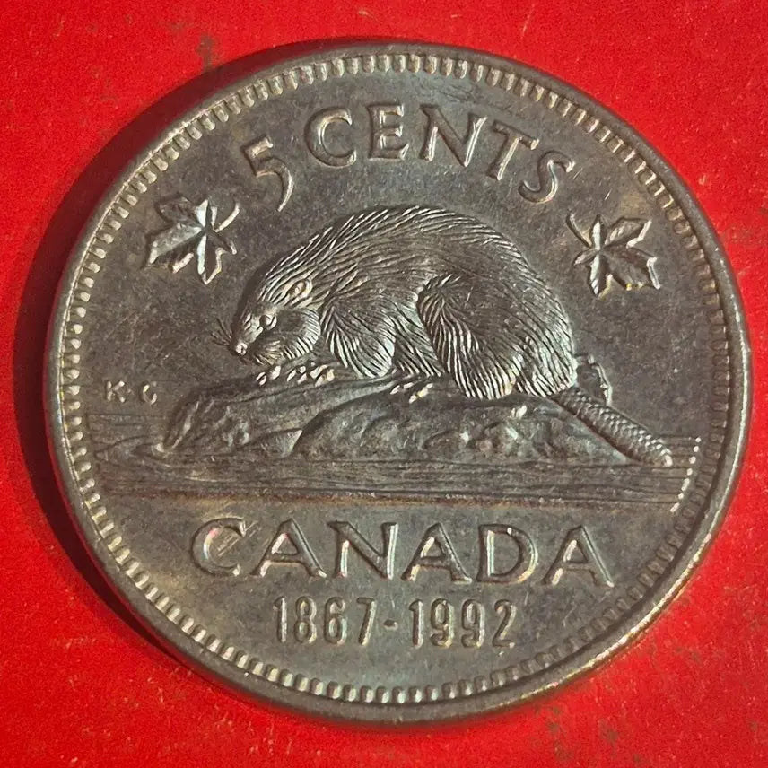 [BUNJANG] 1992 Canada 5 Cent Coin / 1992 캐나다 5센트 동전 M2683