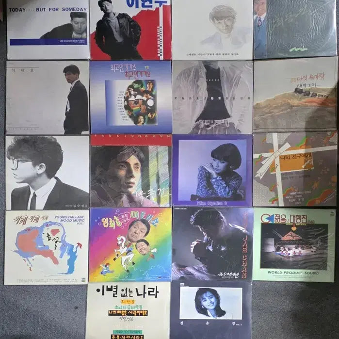 [BUNJANG] 1980s-1990s Korean Pop Music LP Record Collection / &