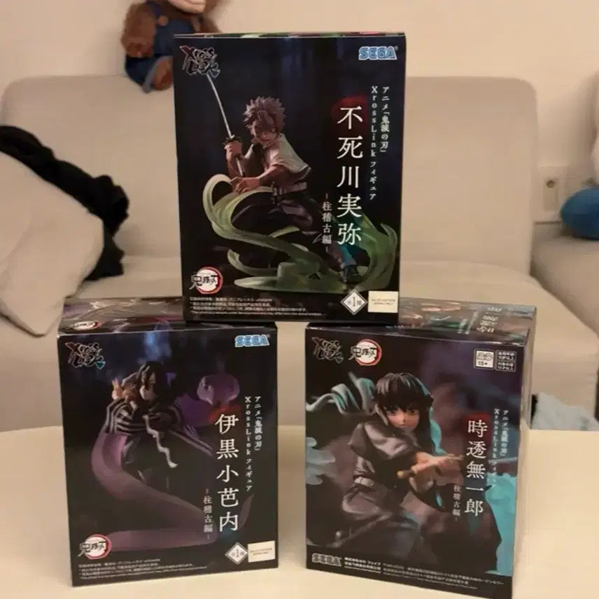 [BUNJANG] Sega Cross Link Demon Slayer Figure 3-Set / 정품)세가 크로스링크 귀칼 3종 피규어 세트