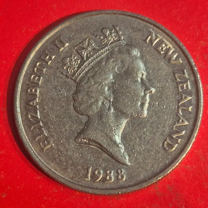 [BUNJANG] 1988 New Zealand 10 Cent Coin / 1988 뉴질랜드 10센트 동전 M2684
