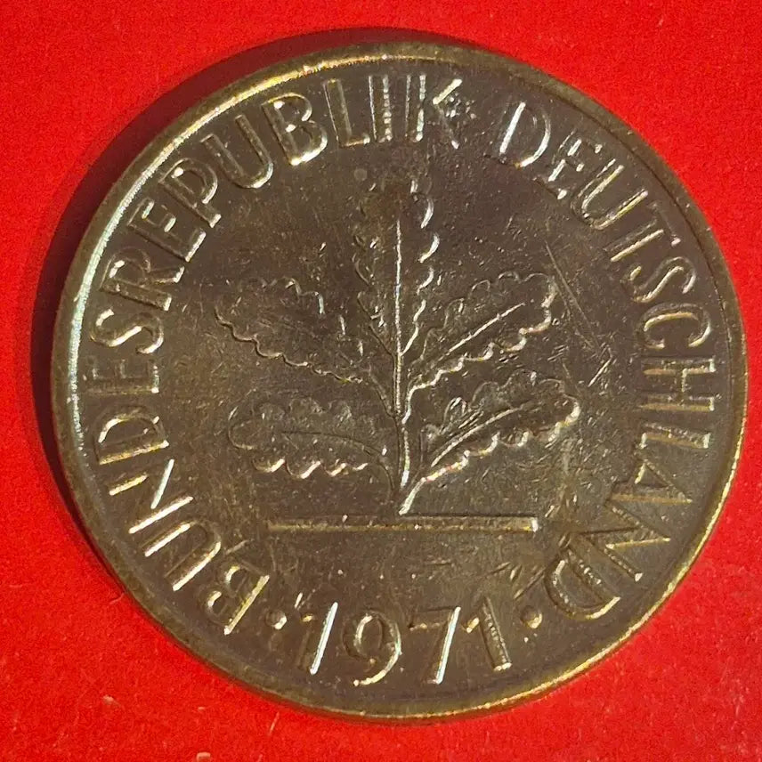 [BUNJANG] 1971 German 10 Pfennig Coin / 1971 독일 10페니히 동전 M2687