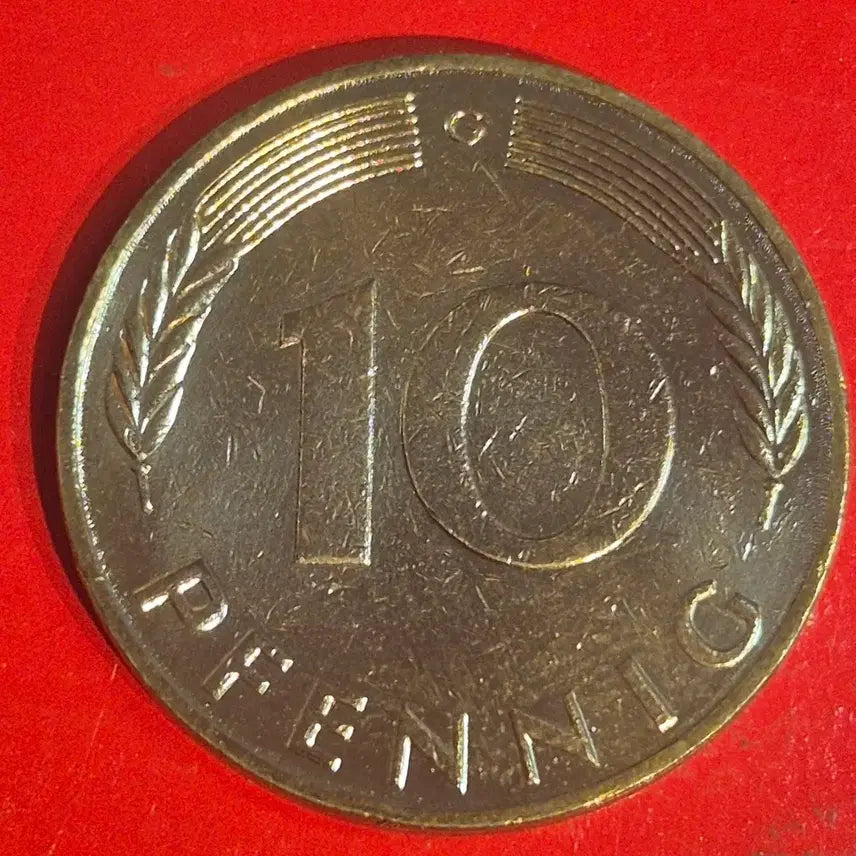[BUNJANG] 1971 German 10 Pfennig Coin / 1971 독일 10페니히 동전 M2687