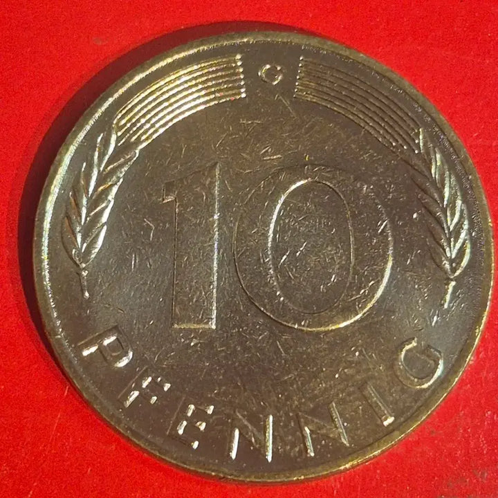 [BUNJANG] 1971 German 10 Pfennig Coin / 1971 독일 10페니히 동전 M2687