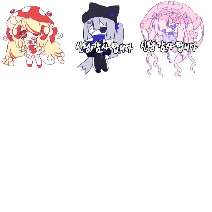 [BUNJANG] Custom Character Design Commission (Mini Caddy Style) / 미니 캐디 그림 커미션