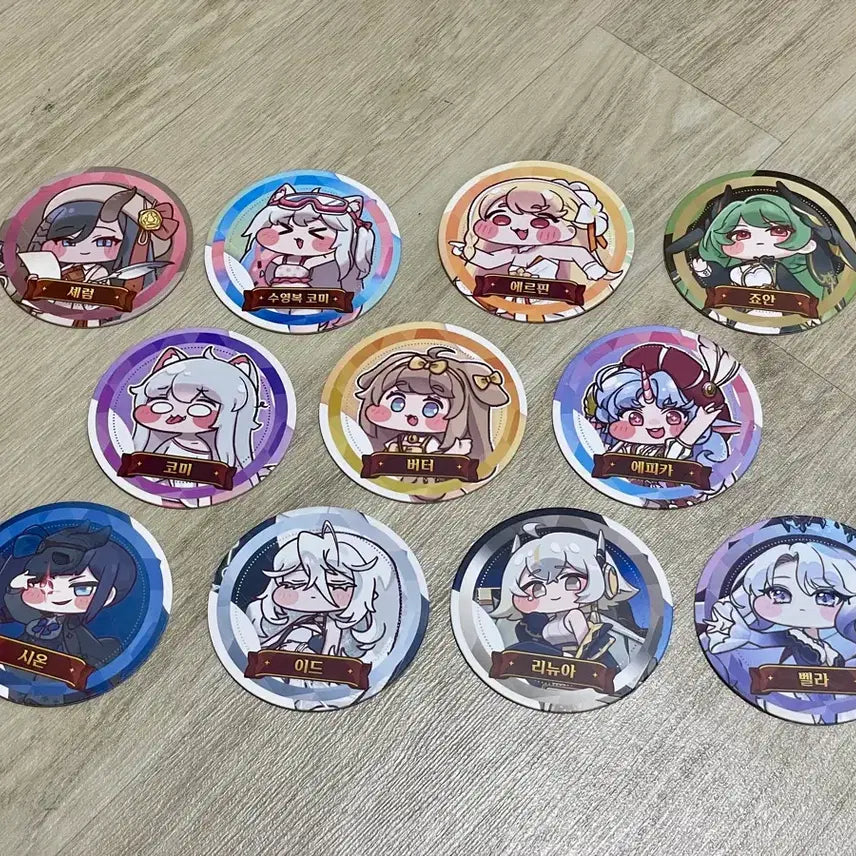 [BUNJANG] Trickster Trickreal Revive Collaboration Cafe Coaster Set (11 Types) / 트릭컬 리바이브 콜라보카페 코스터 11종