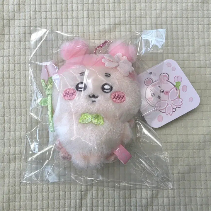 [BUNJANG] Chiikawa Sakura Cherry Blossom Fairy Mascot - Kani-chan / 치이카와 사쿠라 벛꽃요정 마스코트 헌책방 카니짱