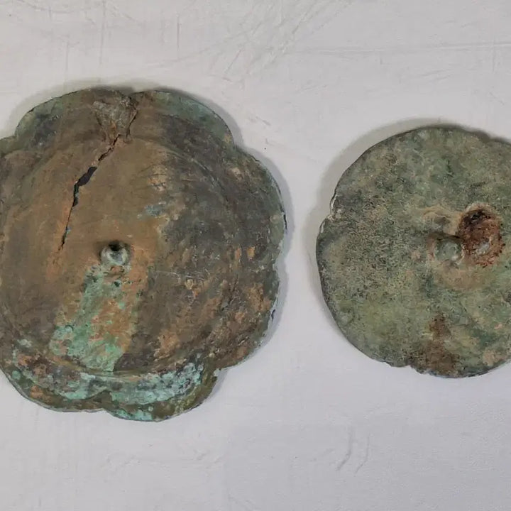 [BUNJANG] Bronze Hand Mirror Donggyeong Set / 근대사 수집 자료 옛날 민속품 동경 동 거울