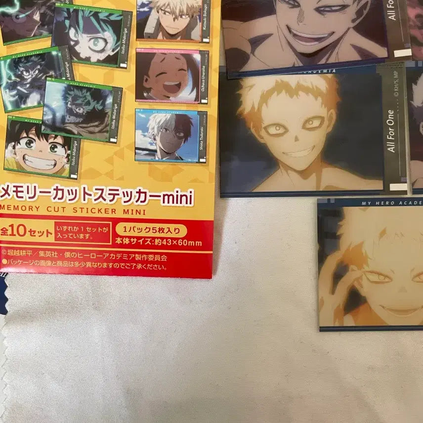 [BUNJANG] All For One Memory Cut Mini Sticker - My Hero Academia / 올포원 메모리컷 미니 스티커 나의 히어로 아카데미아