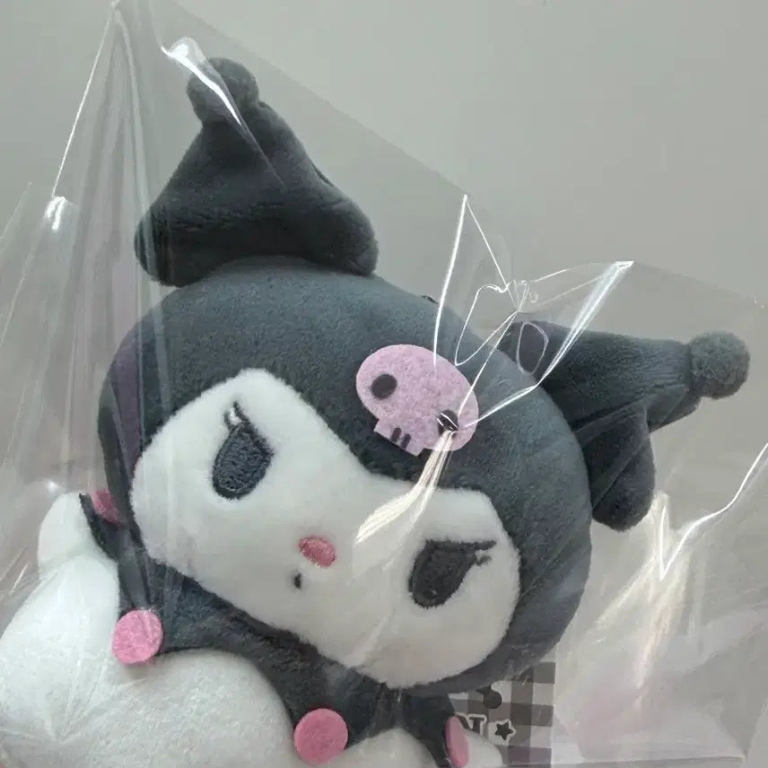 [BUNJANG] Sanrio Kuromi Mochi Mascot Plush Doll / 산리오 모찌 마스코트 인형 - 쿠로미