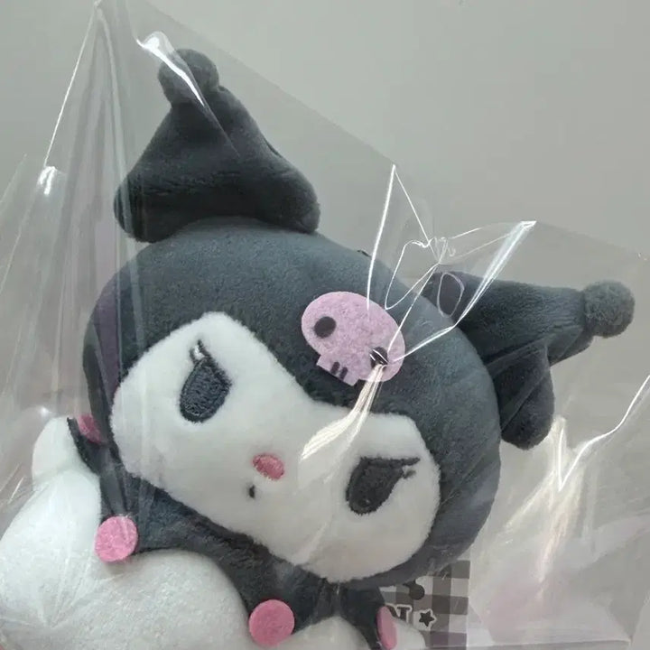 [BUNJANG] Sanrio Kuromi Mochi Mascot Plush Doll / 산리오 모찌 마스코트 인형 - 쿠로미