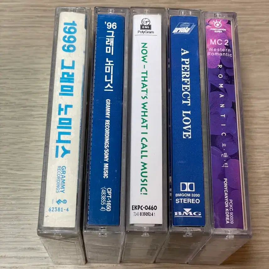 [BUNJANG] Pop Cassette Tape Bundle (Includes Sealed) - 5pc Set / 미개봉 포함 팝송 카세트 테이프 5개 세트