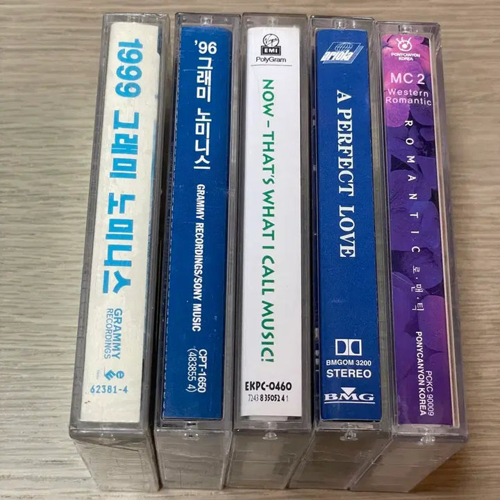[BUNJANG] Pop Cassette Tape Bundle (Includes Sealed) - 5pc Set / 미개봉 포함 팝송 카세트 테이프 5개 세트