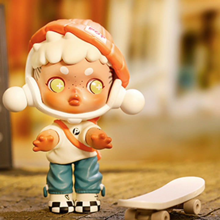 [BUNJANG] Pop Mart Skullpanda Hype Panda Series Skater Boy Pink Girl Figure / 팝마트 피규어 스컬판다 하이프 판다 시리즈 스케이터 보이 핑크걸