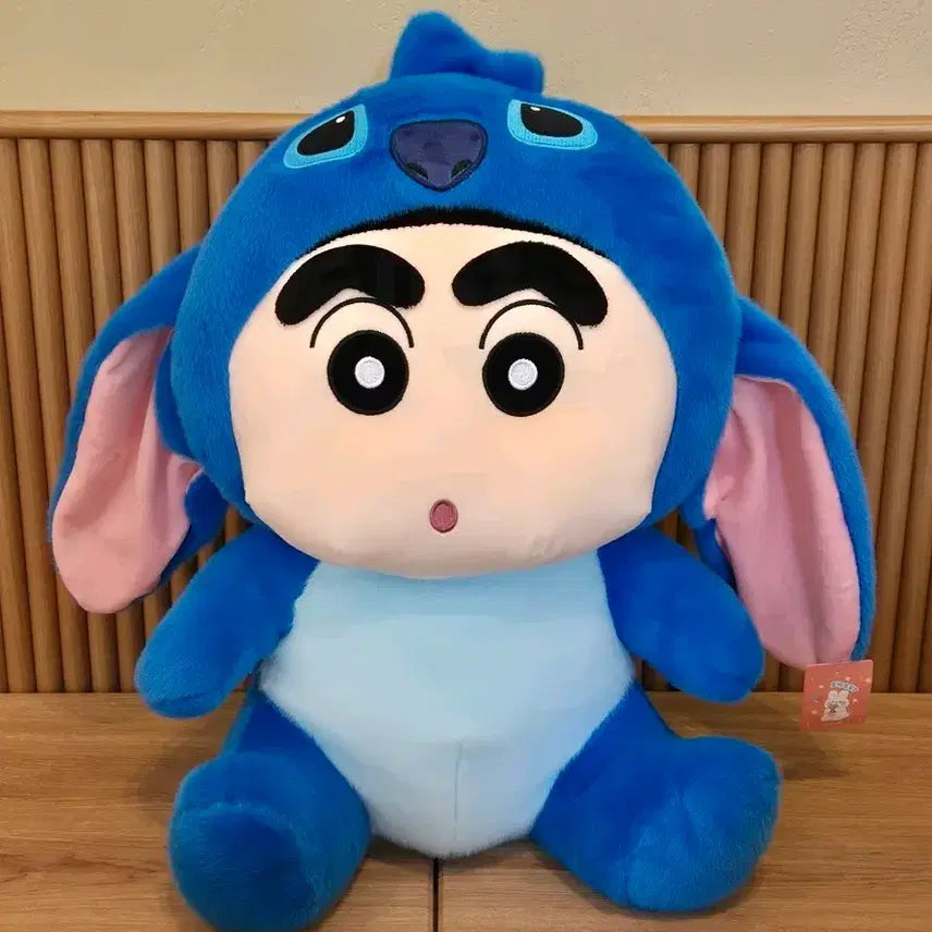 [BUNJANG] Crayon Shin-chan Stitch Collaboration Large Plush 50cm / 짱구 인형 스티치 콜라보 50cm 대형
