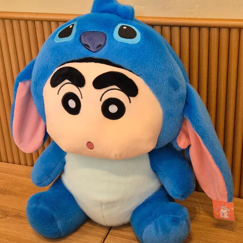 [BUNJANG] Crayon Shin-chan Stitch Collaboration Large Plush 50cm / 짱구 인형 스티치 콜라보 50cm 대형