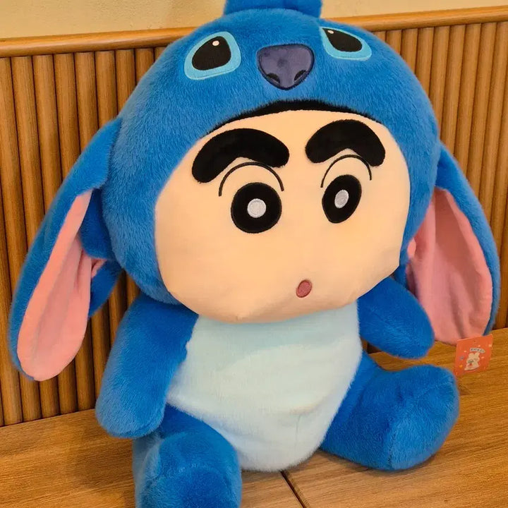[BUNJANG] Crayon Shin-chan Stitch Collaboration Large Plush 50cm / 짱구 인형 스티치 콜라보 50cm 대형