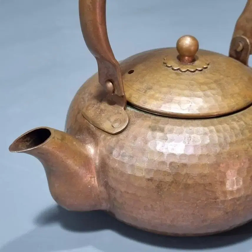 [BUNJANG] Vintage Korean Hand-Hammered Copper Tea Kettle / 빈티지 구리 주전자 찻주전자