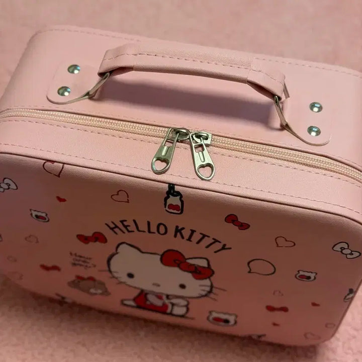 [BUNJANG] Hello Kitty Leather Makeup Box Ready Bag / 헬로키티 메이크업 박스 레디백 새상품