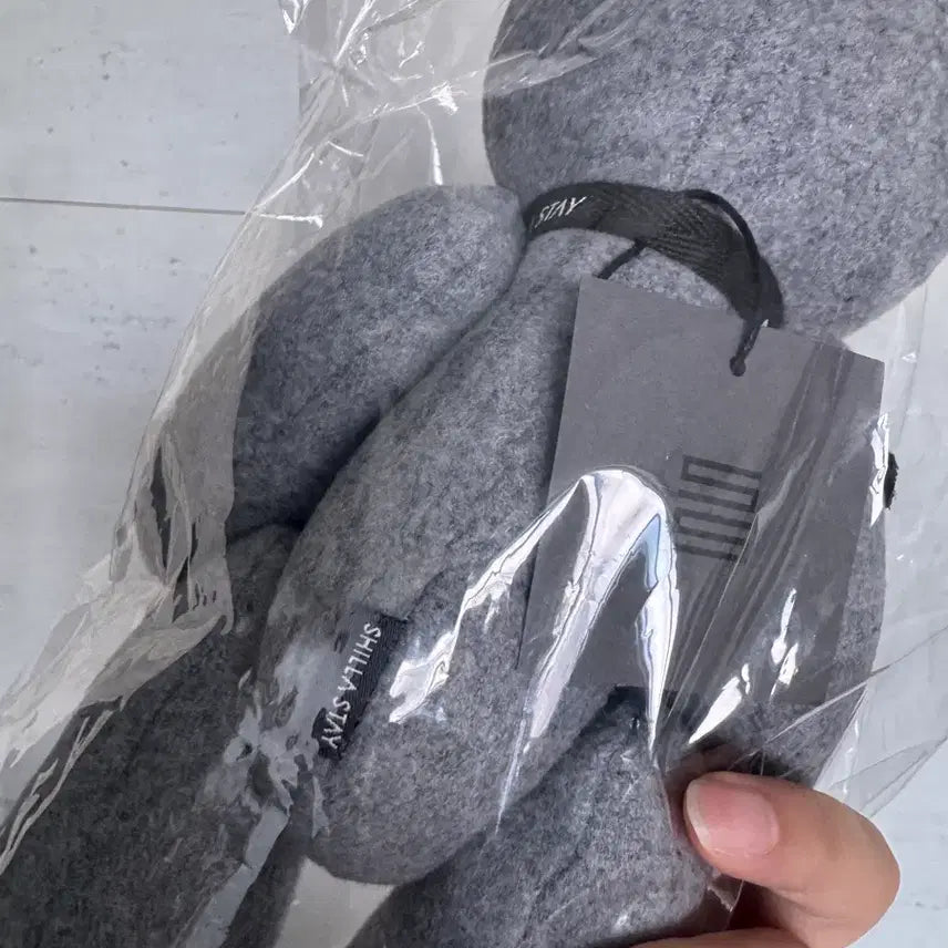 [BUNJANG] Silla Hotel Signature Grey Bear Plush / 신라호텔 시그니처 그레이 곰인형 새상품
