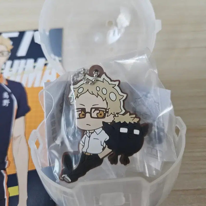 [BUNJANG] Haikyuu!! Tsukishima Kei Goods Set (Keyring, Photocard) / 하이큐 츠키시마 케이 굿즈 세트 (키링, 포토카드)
