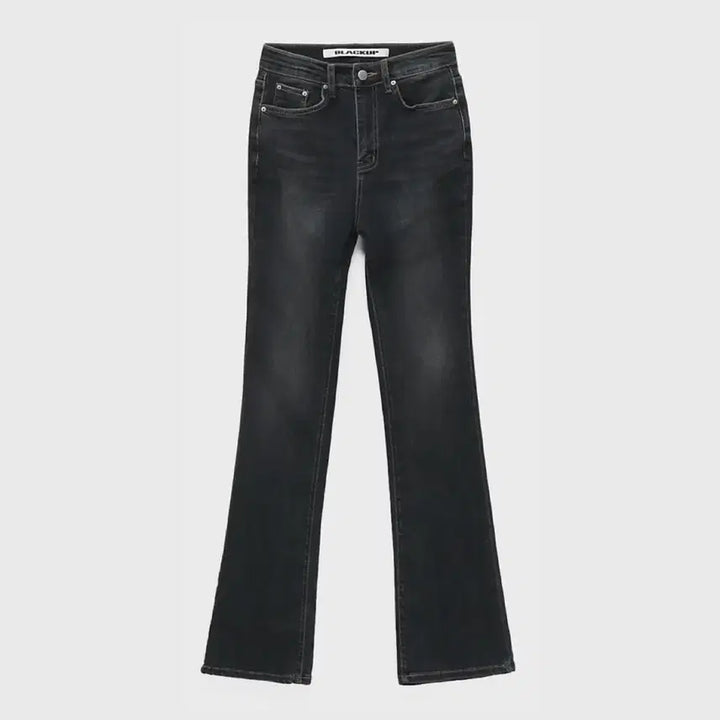 [SOLD OUT] 블랙업 롱 슬림 부츠컷 다크블루 S 숏