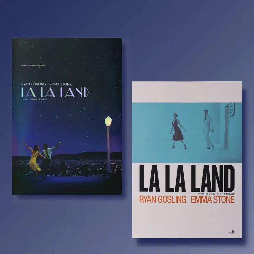 [BUNJANG] La La Land Art Graphy Poster Bundle Set (2 Posters) / 라라랜드 아트그라피 포스터 [2장일괄] 메가박스 굿즈특전영화 돌비