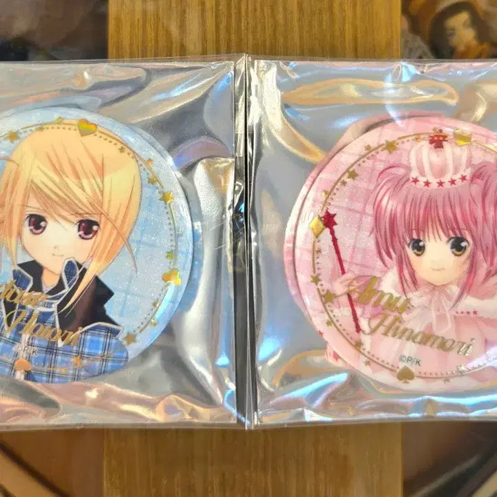 [BUNJANG] Shugo Chara! Amu &amp; (?) Badges Bundle Set / 캐릭캐릭체인지 아무+루이 뱃지(일괄)
