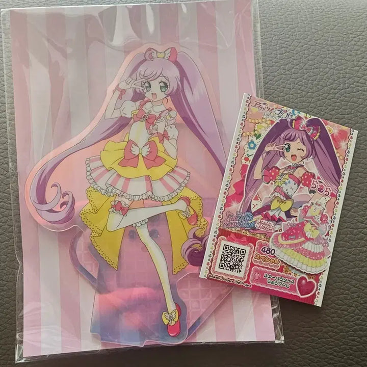 [BUNJANG] Pripara Starpara Mana-ka LaLa Japanese Exclusive Card + V-Square Acrylic Set / 프리파라 스타파라 마나카 라라 일본 특전 카드+브이스퀘어 아크릴 판매