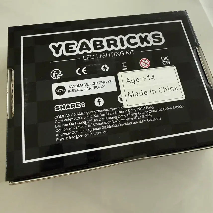 [BUNJANG] YEABRICKS Batmobile 76139 LED Lighting Kit / YEABRICKS 배트모빌 76139 LED 조명 키트