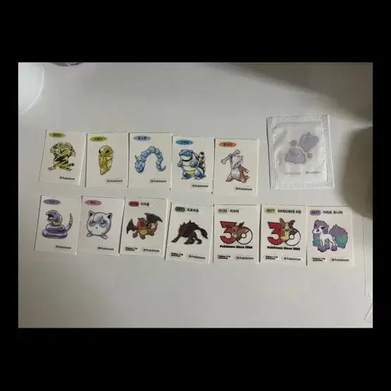 [BUNJANG] Pokemon 30th Anniversary Stickers / 포켓몬 30주년 띠부씰