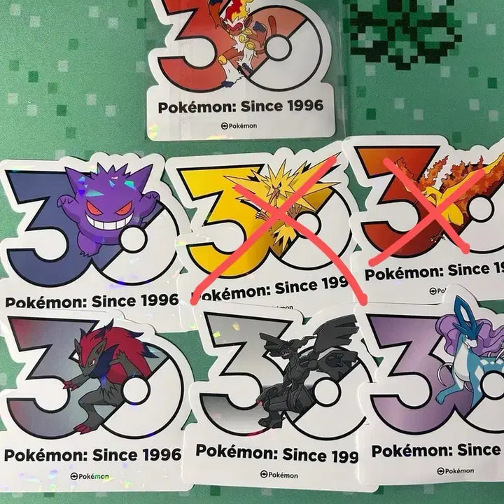 [BUNJANG] Pokemon 30th Anniversary Logo Sticker / 포켓몬 30주년 로고 스티커 교환/판매