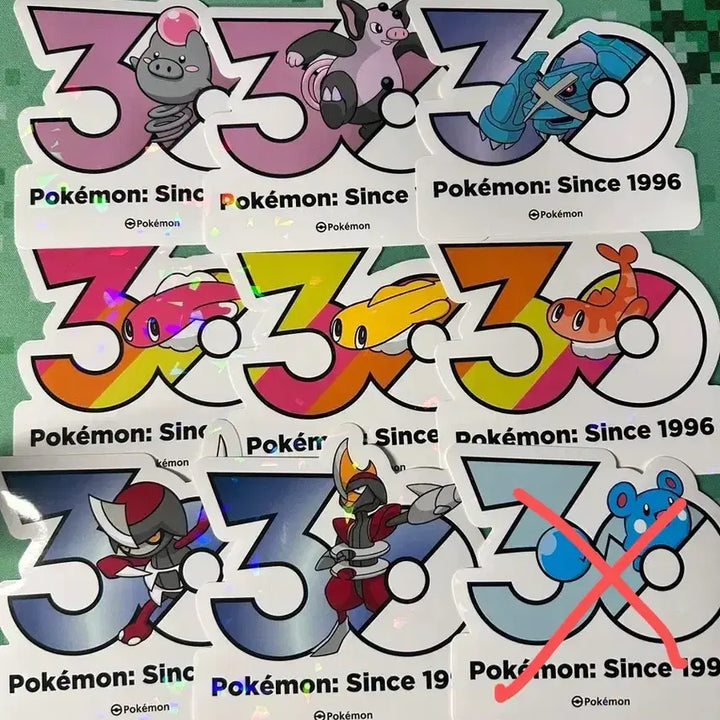[BUNJANG] Pokemon 30th Anniversary Logo Sticker / 포켓몬 30주년 로고 스티커 교환/판매