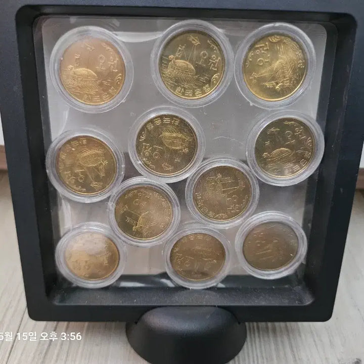 [BUNJANG] 1977 South Korean 5 Won Coin Collection (11 Coins) / 5원