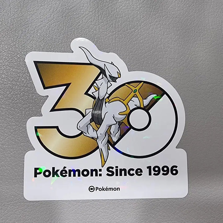 [BUNJANG] Pokemon 30th Anniversary Stickers Darkrai, Shaymin, Celebi / 포켓몬 30주년 스티커 다크라이 쉐이미